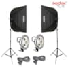 À 5 PRISES POUR STUDIO PHOTO ÉCLAIRAGE CONTINU KIT Softbox + Sac
