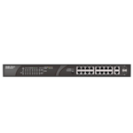 Switch de Bureau 16 Ports RJ45 10/100Mbps + 2 Gigabit RJ45/SFP