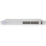 UniFi Switch PoE+ Gigabit 24 Ports 250W (2) Ports 1G SFP Géré 1U Argent