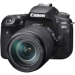 Appareil Photo Reflex 90D Objectif 18-135 32.5MP CMOS APS-C Films 4K et AF CMOS Dual Pixel