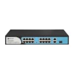 Commutateur PoE non géré BDCOM S1200-16P2G1S à 16 ports