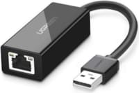 Adaptateur USB 2.0 vers RJ45 Noir