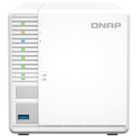 Serveur NAS 3 Baies 4 Go RAM Hautes Performances Intel Celeron® 4core