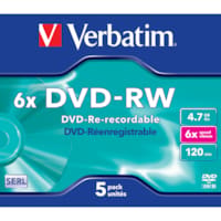 DVD-RW  6X AVEC POCHETTE - VERBATIM 43525