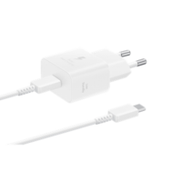 Chargeur mural 25W USB-C vers USB-C avec câble blanc