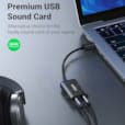 Adaptateur USB-A vers 3,5 mm Audio Stéréo Noir 30724