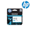 HP 912 Cyan Original Ink Cartridge 3YL77AE-BGX