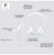 Casque filaire Logitech H390 - Blanc - USB 981-001286