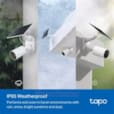 Kit de surveillance avec caméra 2K + panneau solaire TAPO C410 KIT