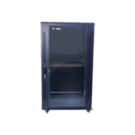 Armoire informatique 18U avec étagère et 2 ventilateurs, 600x600x1000 mm