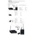 KIT MICROPHONE SANS FIL CRAVATE ET CASQUE AVEC RÉCEPTEUR SANS FIL LWM-2122