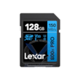 LEXAR CARTE SD SD800P 128GB Professional 800x PRO SDXC™ UHS-I cards,up to 150MB/s read 45MB/s wr 12M LSD0800P128G-BNNNG