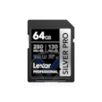 LEXAR CARTE SD SD Silver Pro 64GB Professional SILVER PRO SDXC™ UHS-II Card,up to 280MB/s read,12M LSDSIPR064G-BNNNG