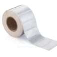 Etiquettes aluminium mat 50x20 mm rouleau 1000 ETIQUETTES ALLUMINIUM MAT