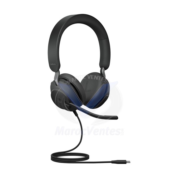 Micro-Casque Jabra Evolve2 40 SE Stéréo MS - USB-C 24189-999-899