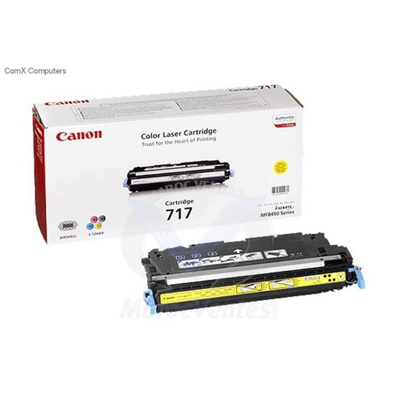 CANON 717 TONER ORIGINAL JAUNE 4000 PAGES 2575B002BA