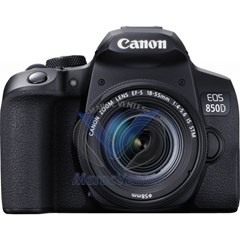 Appareil Photo Reflex Canon EOS 850D + Objectif EF-S 18-55mm IS STM