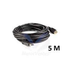 CORDON HIGHSPEED AVEC ETHERNET HDMI (COMPAT.2.0) Cable HDMI 5M 4K