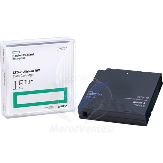 HPE LTO-7 Ultrium 15TB RWData Cartridge C7977A