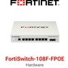 FORTISWITCH 108F-FPOE AVEC CONSOLE 8XGE + 2XSFP + 1XRJ45 ET POE 130W LIMITÉ AUTOMATIQUEMENT