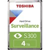 DISQUE DUR DE SURVEILLANCE TOSHIBA S300 SATA 3.5” 4TO
