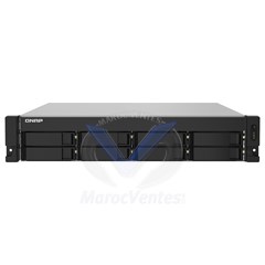 Serveur NAS professionnel 8 baies (sans disque dur) avec 4 Go de RAM - AnnapurnaLabs Alpine AL324 - SFP+10 Gbps - alimentation redondante
