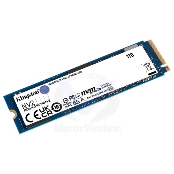 Disque Dur Interne SSD Technology NV2 M.2 1000 Go PCI Express 4.0 NVMe SNV2S/1000G