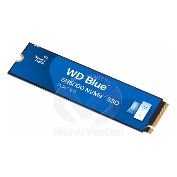 WD BLUE 500 GB M2 PCIE NVME SN5000 UP TO 5000MB/S WDS500G4B0E