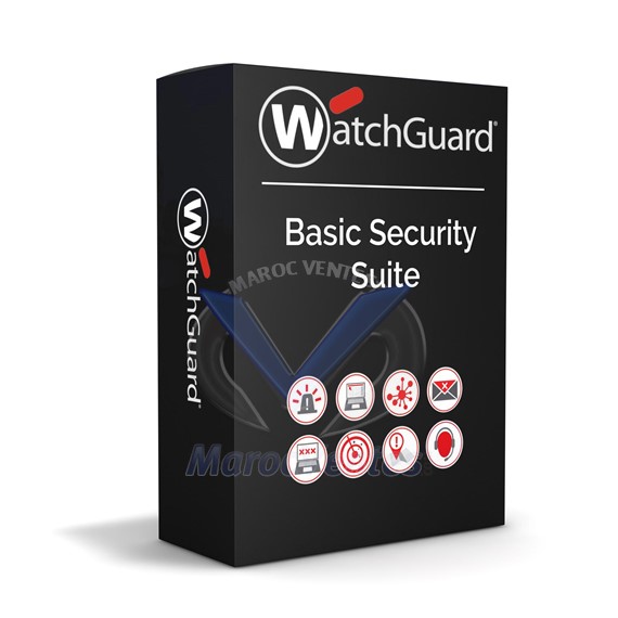 WatchGuard Basic Security Suite Renewal/Upgrade 3-yr for Firebox M570 WGM57333