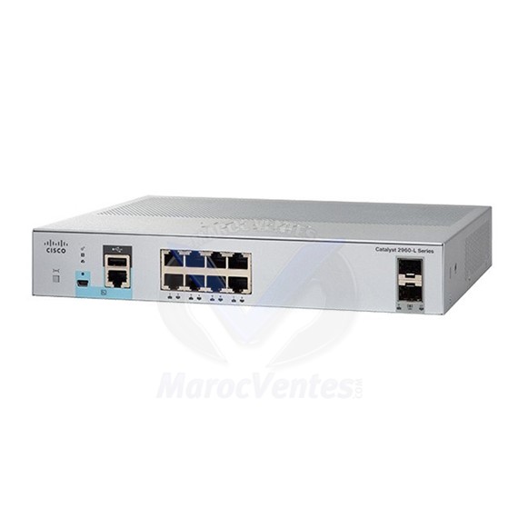 Catalyst NWork C2960L 8 Ports  2SFP WS-C2960L-8TS-LL