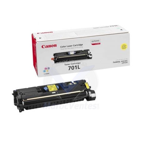 CANON 701L TONER ORIGINAL JAUNE 2000 pages 9288A003BA