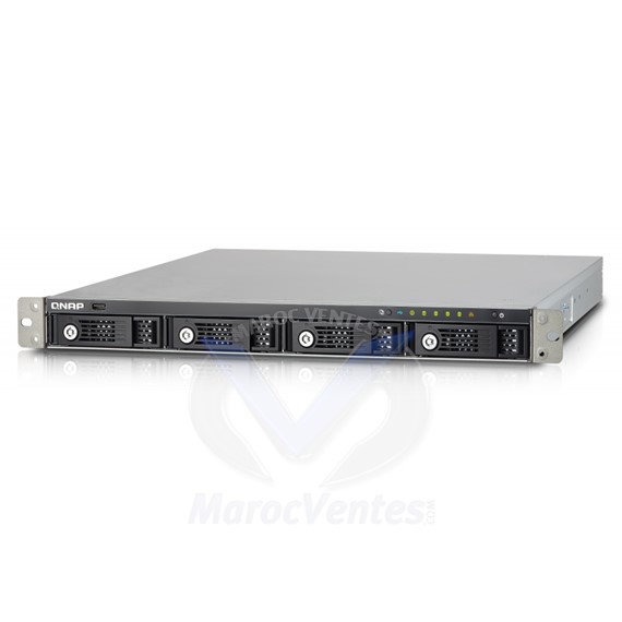 Serveur NAS professionnel 4 baies (sans disque dur) - 1 Go de RAM - Rack 1U TS-431U