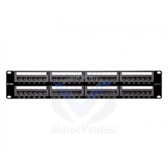 D-LINK 48 PORT CAT6-2U PATCH PANEL NPP-C61BLK481 Fully Loaded