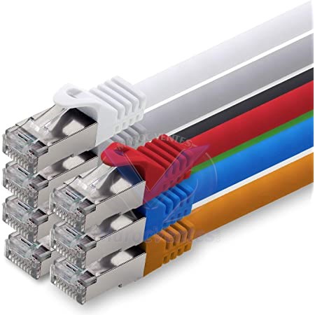 CORDON 0.5M CAT6A FTP CCA PVC BLEU LIN-0.5CAT6A/