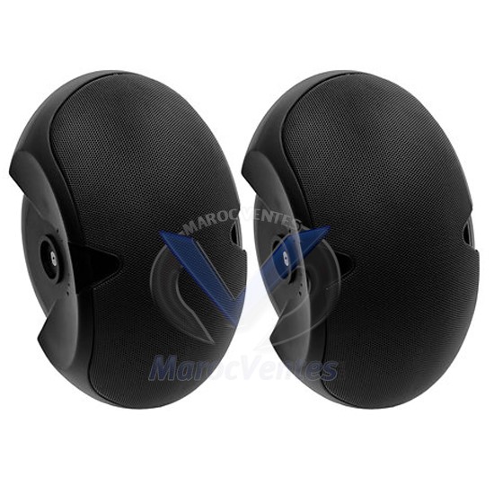 Enceintes passives 2 voies 6" (PAIRE) Grilles en acier zingué L’EVID 6.2