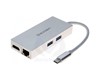 Adaptateur réseau USB-C 3.1 Gigabit Ethernet + hub 2 ports USB 3.1 / 1 port RJ45 / 1 port HDMI DEXLAN 310746