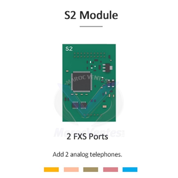 Yeastar S2 Module moduleextension 2 FXS S2-2FXS