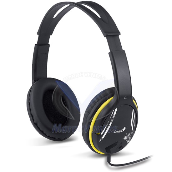 Genius GHP-400A Casque Traditionnel Filaire Disponible Avec 3 Colore ( vert, Blue, jaune) 91163238089