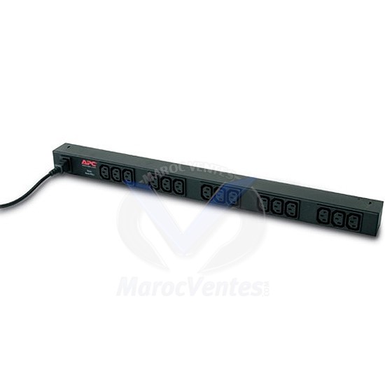 Unité de distribution PDU Rack basique,0U,10A,230V, (14) IEC