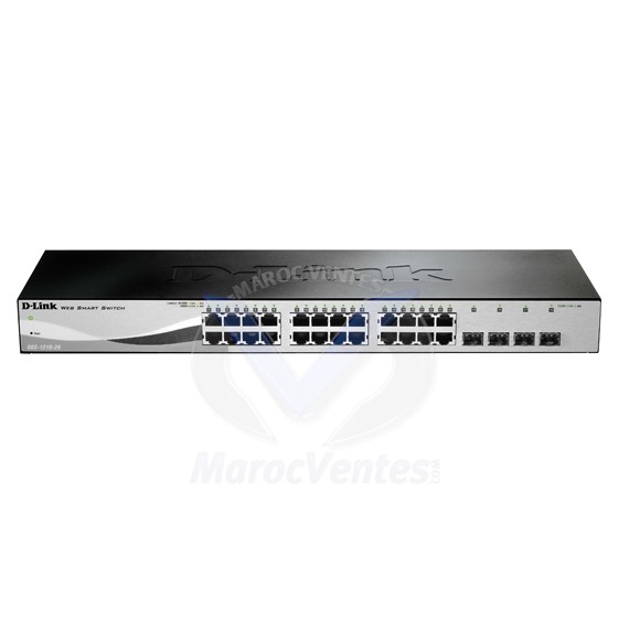 Smart switch 24 ports Gigabit PoE + 4 ports Combo SFP DGS-1210-28P