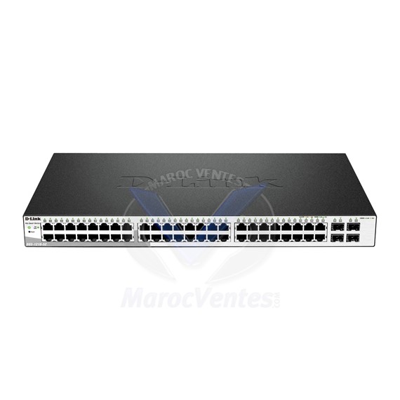 Smart switch 48 ports Gigabit PoE + 4 ports Combo SFP DGS-1210-52MP