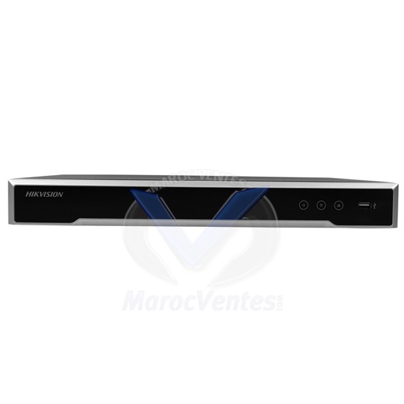 NVR 4K Plug & Play intégré 8-ch HDMI VGA SATA PoE DS-7608NI-K2/8P