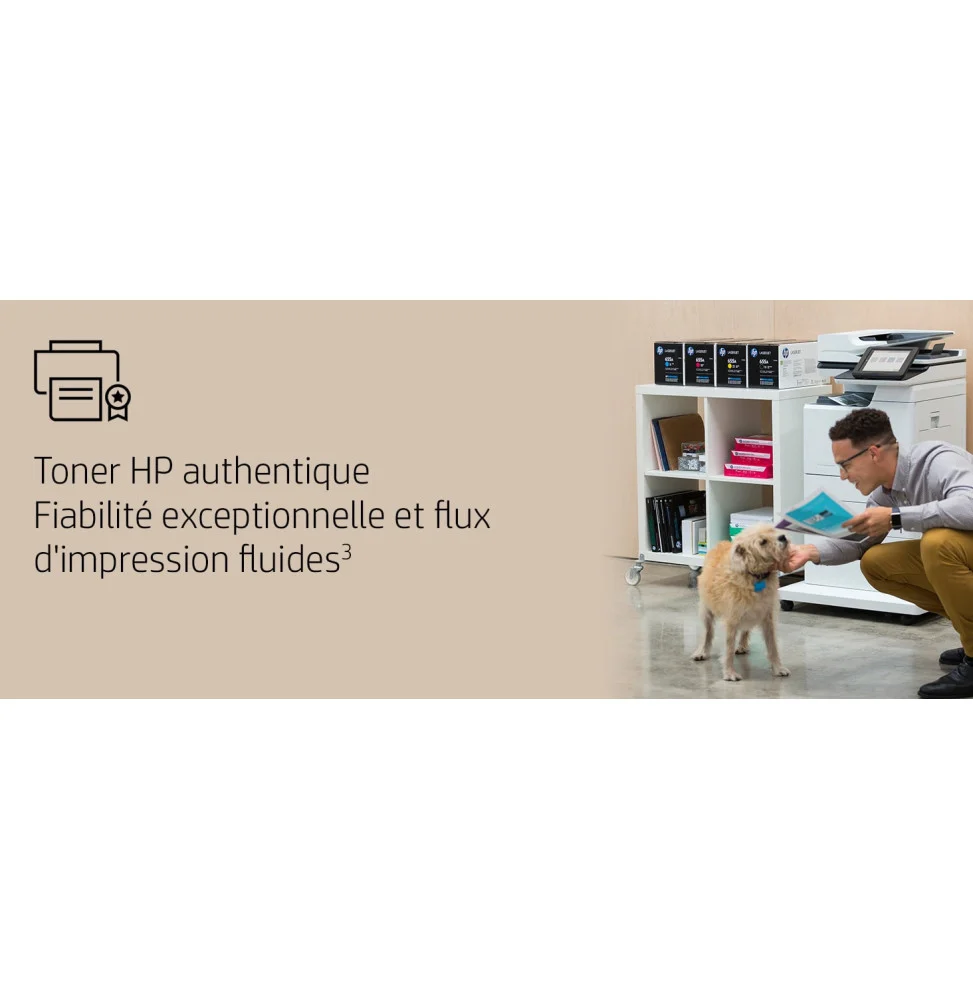HP 656X Cyan LaserJet Toner Cartridge 22 Pages pour M653 séries CF461X
