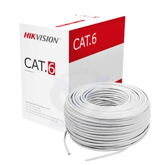 HIKVISION Cable CAT6 UTP 305 m (CCA,0.565 mm) 12M DS-1LN6U-W/CCA