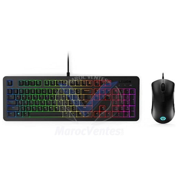 Ensemble clavier et souris de jeu RGB Lenovo Legion KM300 GX30Z21572