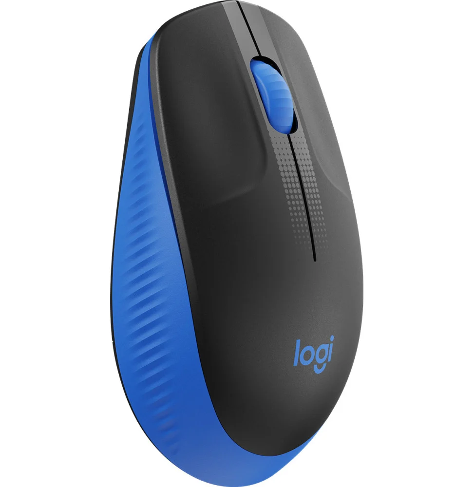 LOGITECH M190 Full-size wireless mouse - BLUE - EMEA 12M 910-005907