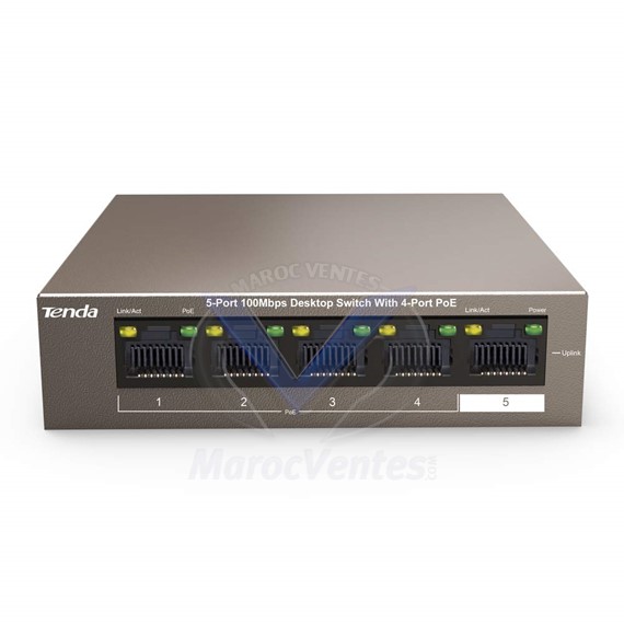 Switch 5-Port 10/100Mbps With 4-Port PoE TEF1105P-4-63W