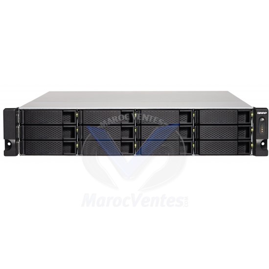 Serveur NAS Professionnel 12 Baies 4 Go + Alimentation Redondante TS-1231XU-RP-4G