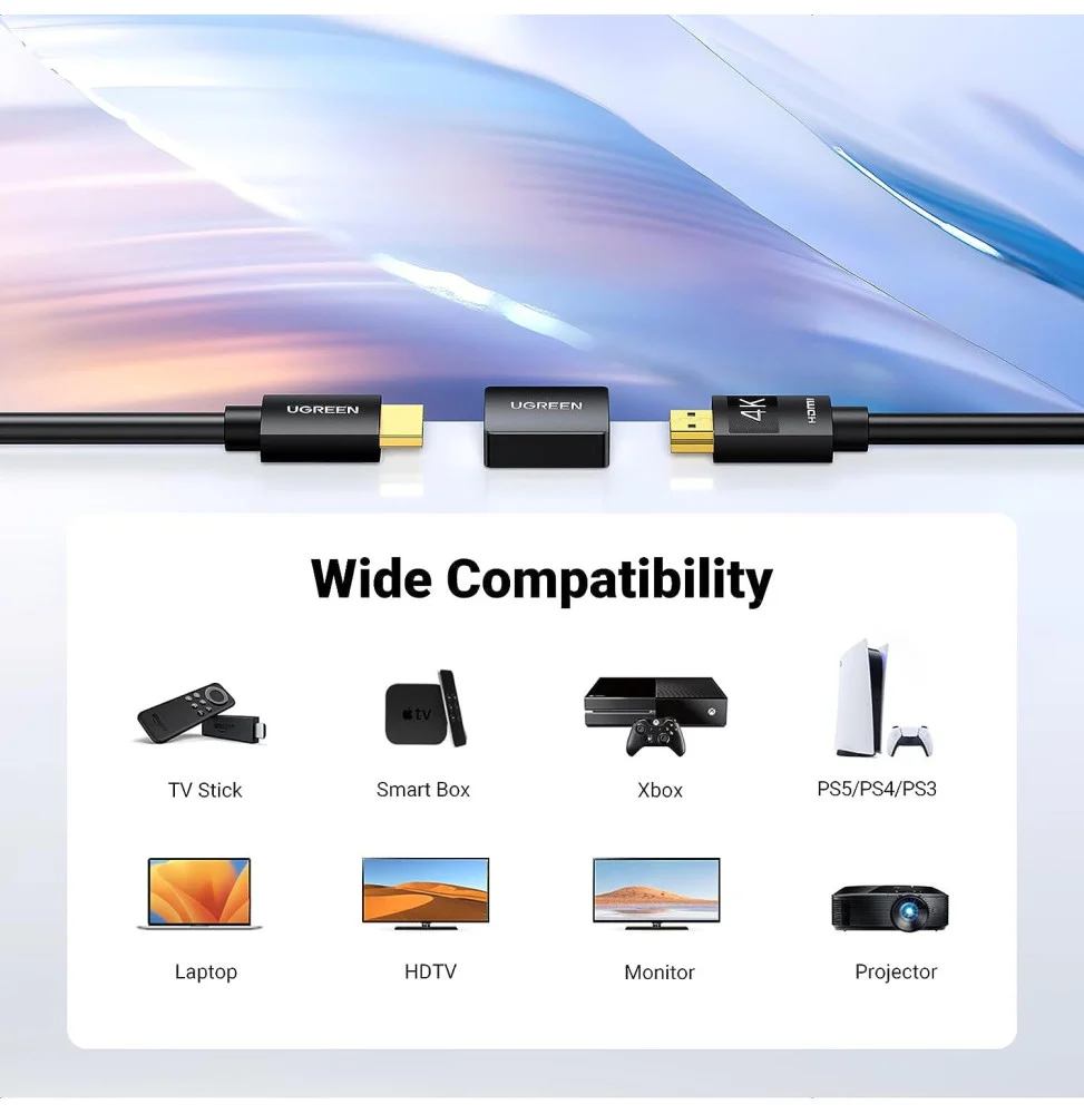 Ugreen Extender HDMI Female to HDMI Female 20107