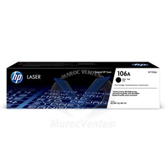 Cartouche de toner d'origine laser 106A noir 1000 pages
